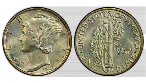 1939 Mercury Dime Value – Full Band Rarity & Key Varieties