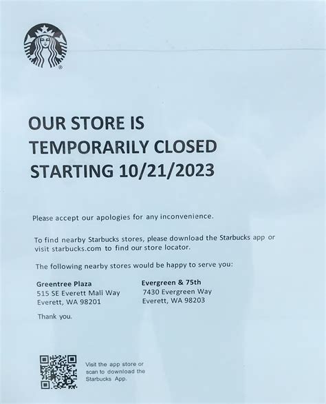 Starbucks Temporarily Closing Store Near Casino And Evergreen Way In ...