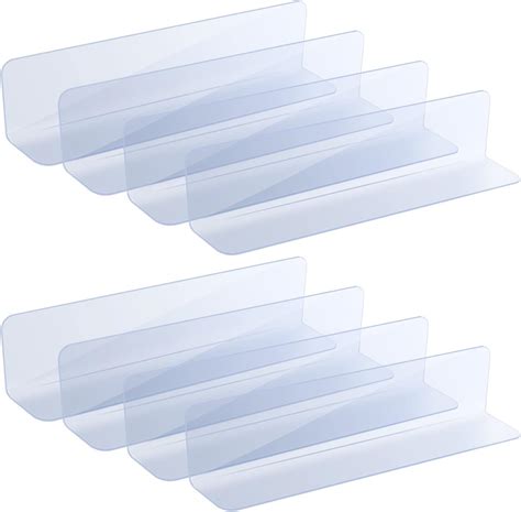 Buy WHALE STORE 8 Packs Acrylic Couch Blocker, Transparent Under Bed ...