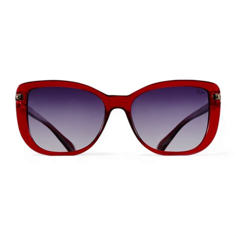 VO Butterfly Luxe Red Sunglasses - VO LK2132 C5 – VO Eyecare