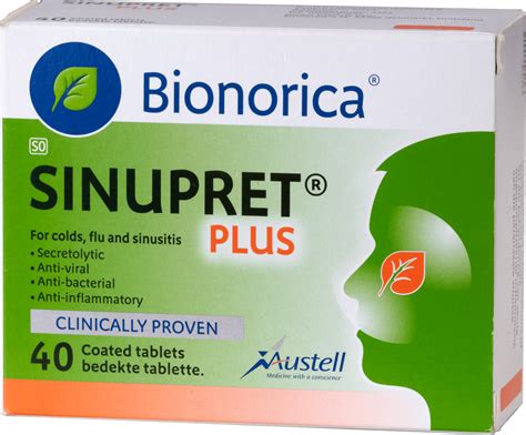 Sinupret Plus - No. 1 Prescribed Cold & Flu Medication