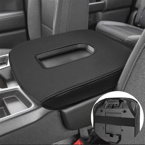 Amazon.com: Center Console Cover For 2019-2026 Chevy Silverado & GMC Sierra 1500 2500 3500 HD ...