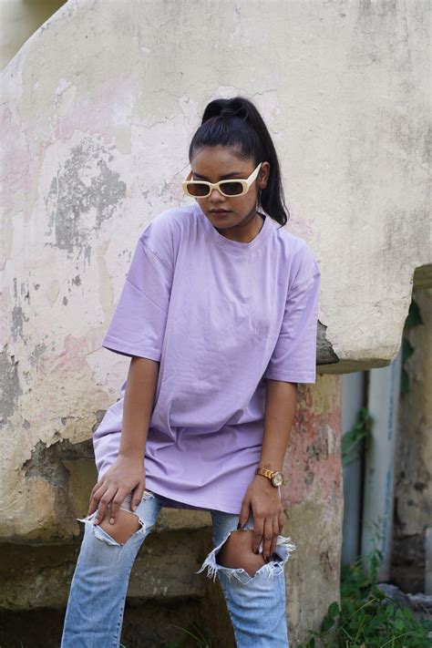 Basic : Burger Bae Round Neck Oversized Tee For Women – BurgerBae