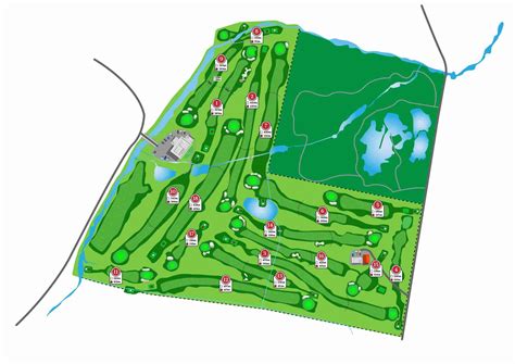 Course overview map - Goulburn Golf Club