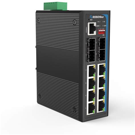 HGW-804SM-PSE - 8x RJ45 + 4x SFP ports Gigabit Ethernet Managed ...