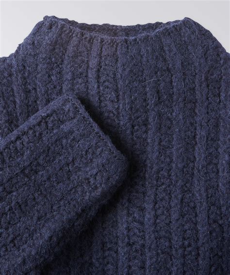 Mens Forde Mock Neck Cable Knit Sweater | OOBE BRAND