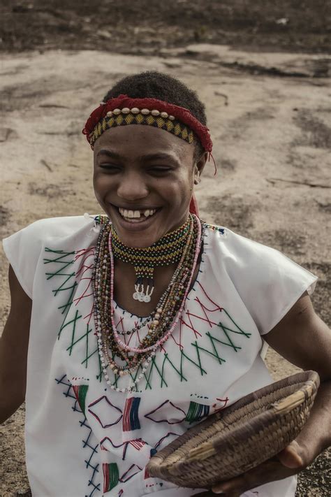 Elegant Woman in Traditional African Jewelry · Free Stock Photo