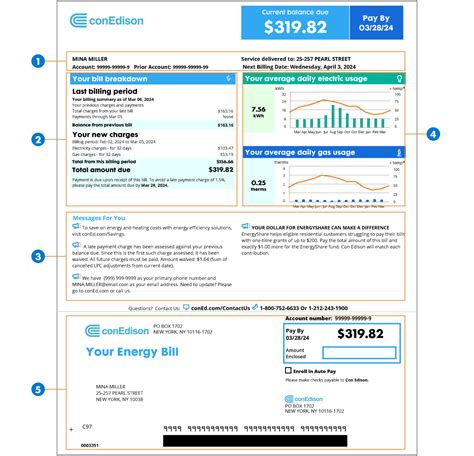 Sample Bill—Residential | Con Edison