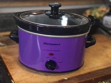 Elite 3-Quart Black Round Slow Cooker in the Slow Cookers department at ...