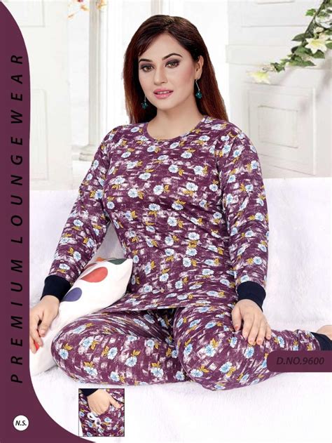 Full Sleeves Nighty 885 Premium Hosiery Night Suits Collection