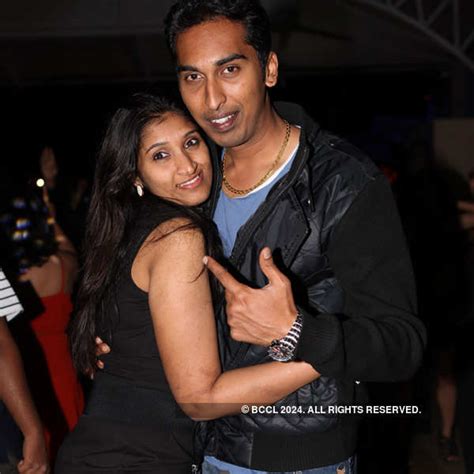 Sridhar and Gayana during New Year party at Mövenpick Hotel & Spa ...