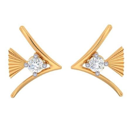 P.C. Chandra Jewellers Bis Hallmarked 14Kt (585) Yellow Gold Charming ...