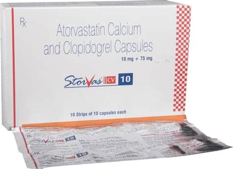 Storvas Cv 10mg Strip Of 10 Capsules: Uses, Side Effects, Price ...