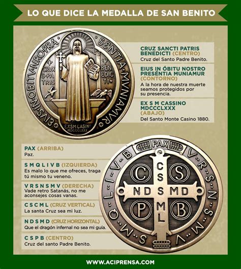 Este es el significado de la medalla de San Benito | Oración a san ...