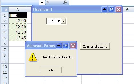 Image result for Format Time VBA Excel Form