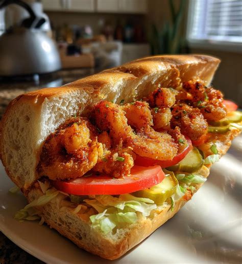 Crispy Shrimp Po Boy Sandwich That Melts in Your Mouth - Wilingga Recipes