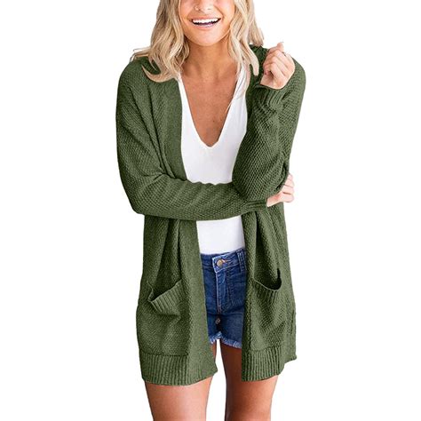 Customer reviews for Fall Clothes For Women Open Front Cardigan With ...