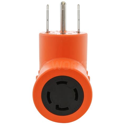 AC WORKS NEMA 14-50P to NEMA L14-30R 30-Amp 4-wire Single To Single ...