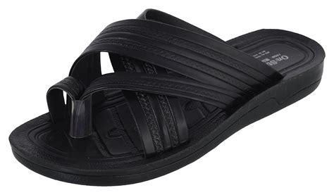 R V Footwear Men's Black PU Outdoor Sandals - 9 UK : Amazon.in: Fashion