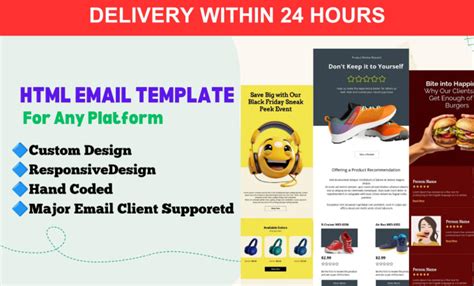Image result for Design HTML Email Template
