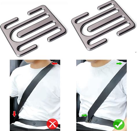 Car Seat Belt Clips Adjuster Seatbelt Universal All Auto Models, Metal Seat Belt Clip,Car Metal ...