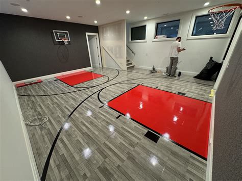 Indoor Mini Basketball Court with Maple Select Surface