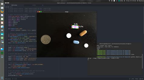 Object Size Measurement Using OpenCV 的图像结果