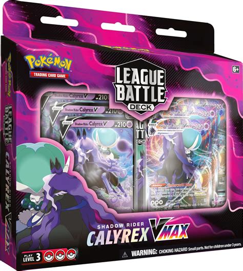 POKEMON - LEAGUE BATTLE DECK - CALYREX VMAX SHADOW RIDER (ENGLISH ...