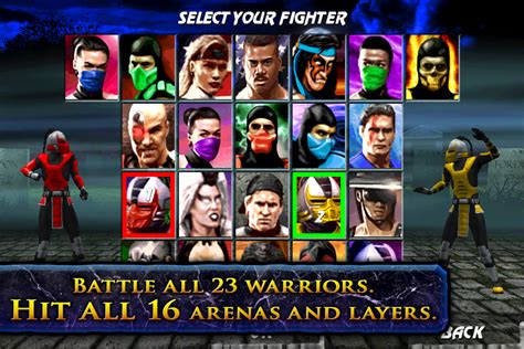 Ultimate mortal kombat 3 character select - bestajax
