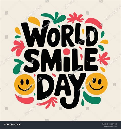 World Smile Day Vector Illustration Stock Vector (Royalty Free ...