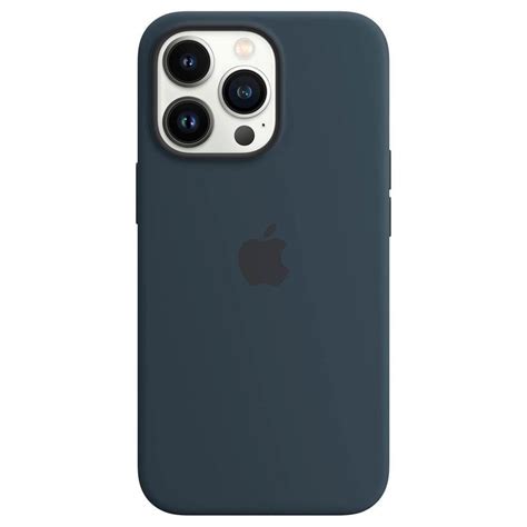 Buy Apple Silicone Mobile Case for iPhone 13 Pro, Abyss Blue at Best ...