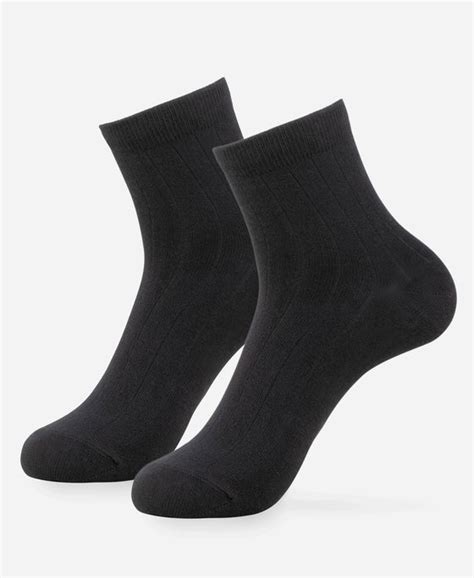 Buy Bamboo Fiber 4 Way Stretch Ankle Length Socks With Stayfresh ...