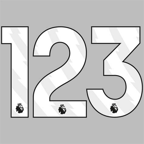 Only 5 Colors Again: New 23-24 Premier League Typeface Released - Footy ...