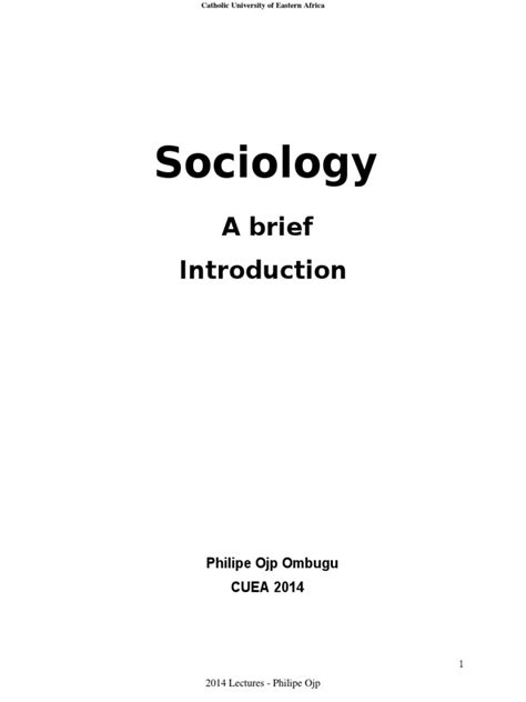 Image result for Sociology Lecture Notes PDF