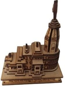 Zeal Enterprise Shri Ram Mandir Ayodhya 3D Model Wooden Temple ...