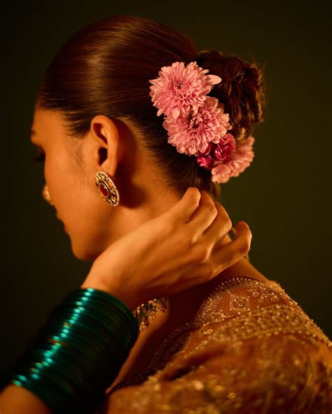 Mrunal Thakur’s ochre anarkali by Torani and jewellery borrow from ...