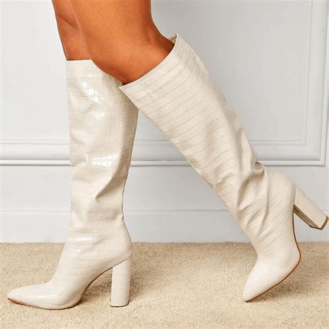 Aden Croc Winter Boots – Label Frenesi Fashion