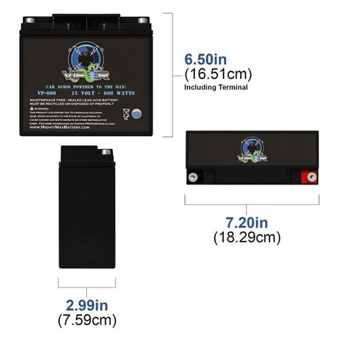 Buy Viper VP-600 600 Watt Audio Battery To Power Car Stereo System ...