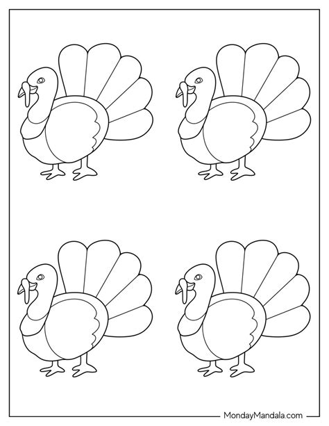 Turkey Template Printable - Free Printable US