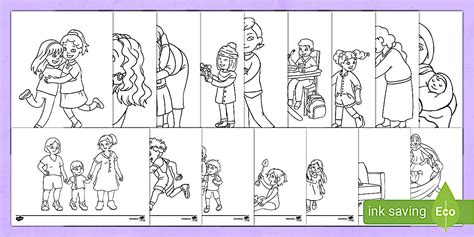 Mother's Day pictures - EYFS colouring sheets (teacher made)