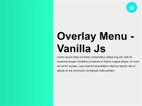 Menu Hamburger HTML CSS JavaScript 的图像结果