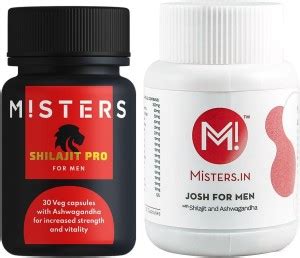 Misters Combo of SHILAJIT PRO & JOSH Ayurvedic Natural Power Booster ...