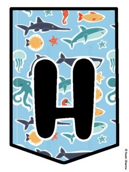 HAPPY TIMES IS OCEANS OF FUN! Ocean Bulletin Board Letters school ...