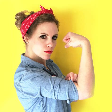 Rosie The Riveter Costume Rosie The Riveter Costume DIY Halloween