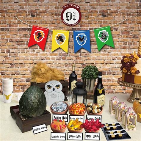 55+ Unique Harry Potter themed baby shower Ideas (Free Printable included)