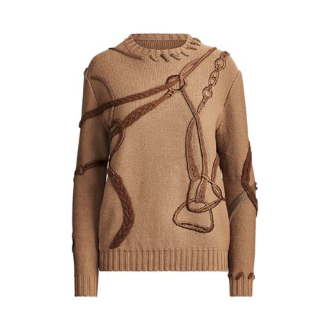 Bridle Crewneck Jumper for Women | Ralph Lauren® IN