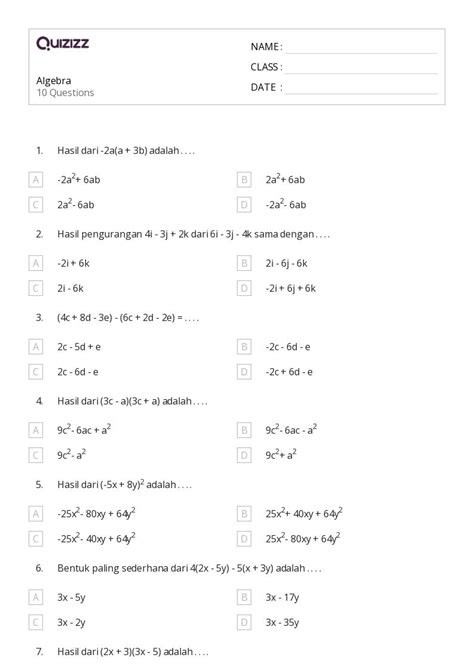 Grade 7 Algebra Equations 的图像结果