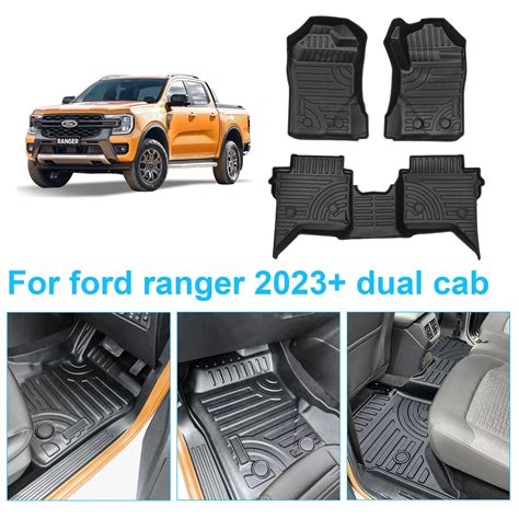 Custom-Car-Floor-Mats-Foot-Pad-for-Ford-Ranger-Next-gen-2022-2023 ...