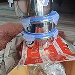 Buy Sumeet Stainless Steel Airtight Containers With Leak Proof Lids ...