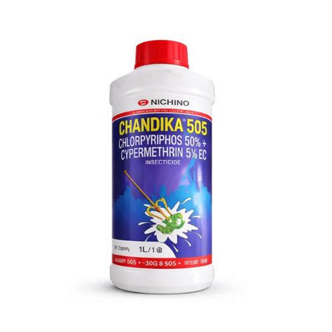 Buy Nichino Chandika 505 Chlorpyriphos 50% + Cypermethrin 5% EC | Kis...
